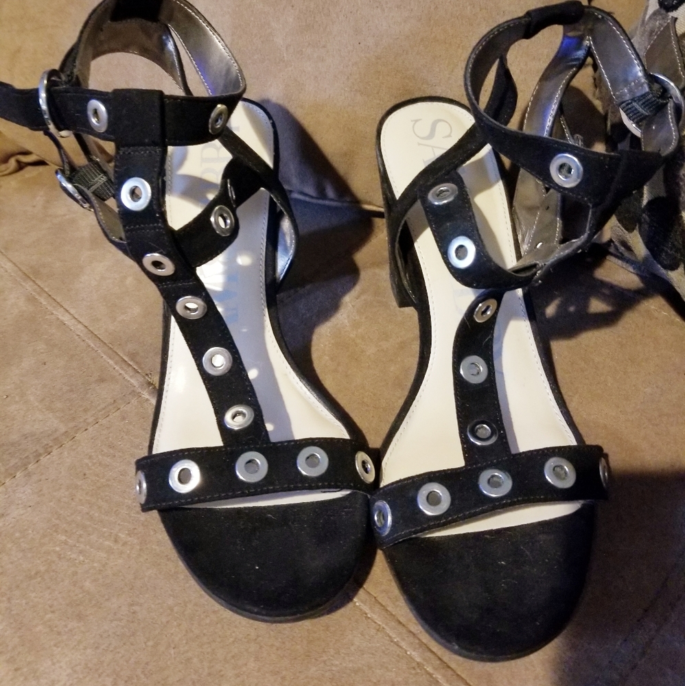 Black Sam & Libby Sandals